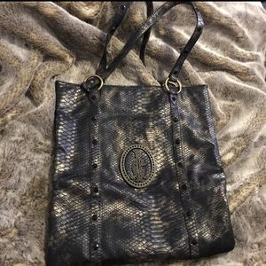 Snakeskin Tote Purse
